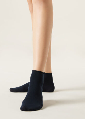 Kurze Socken aus Baumwolle ohne Bündchen