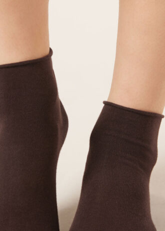Kurze Socken aus Baumwolle ohne Bündchen