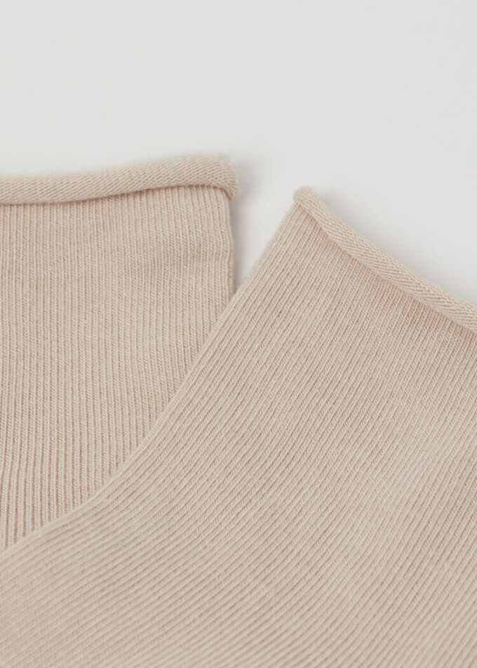 Kurze Socken aus Baumwolle ohne Bündchen