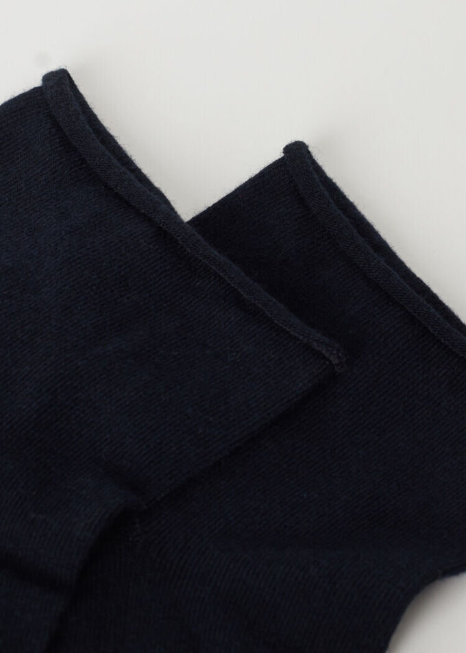 Kurze Socken aus Baumwolle ohne Bündchen