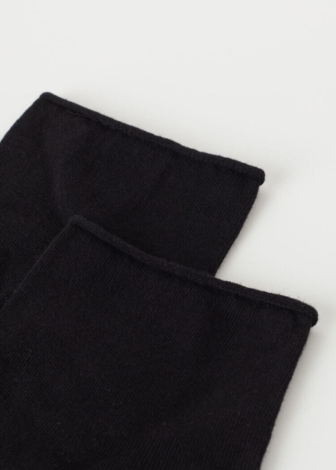 Kurze Socken aus Baumwolle ohne Bündchen