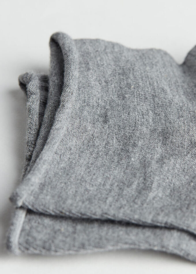 Kurze Socken aus Baumwolle ohne Bündchen