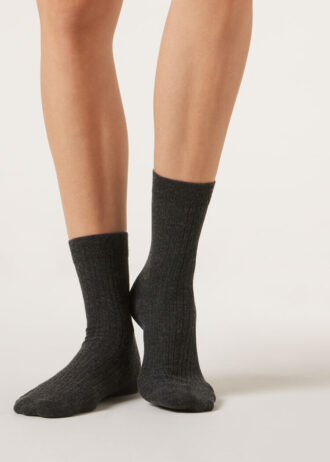 Kurze Socken aus Kaschmirmischung