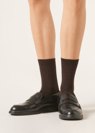 Kurze Socken aus Wolle und Baumwolle