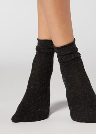 Kurze Socken mit Kaschmir