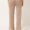 Lange gehäkelte Lamé-Hose