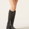 Lange gerippte Socken
