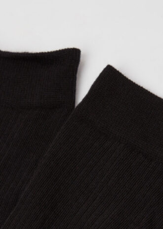 Lange gerippte Socken