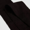 Lange Herrensocken aus Lisle-Garn mit Rippmuster