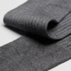 Lange Herrensocken aus Lisle-Garn mit Rippmuster