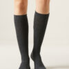 Lange Satin-Baumwollsocken