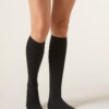 Lange Socken mit Kaschmir