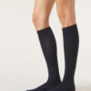 Lange Socken mit Kaschmir