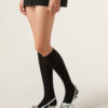 Lange Socken mit Kaschmir