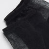 Lange Socken mit offener Spitze