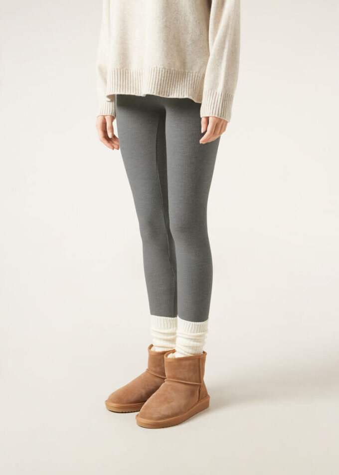 Leggings aus Kaschmirmischung