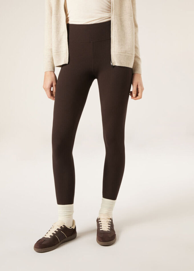 Leggings aus Kaschmirmischung