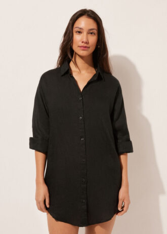 Leinen-Hemdkleid