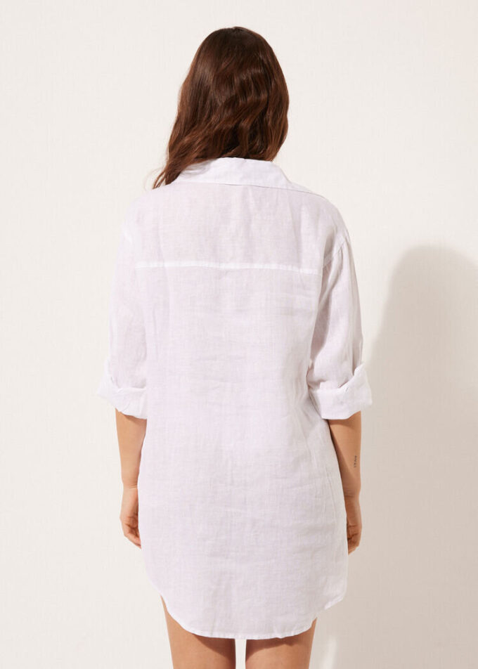 Leinen-Hemdkleid
