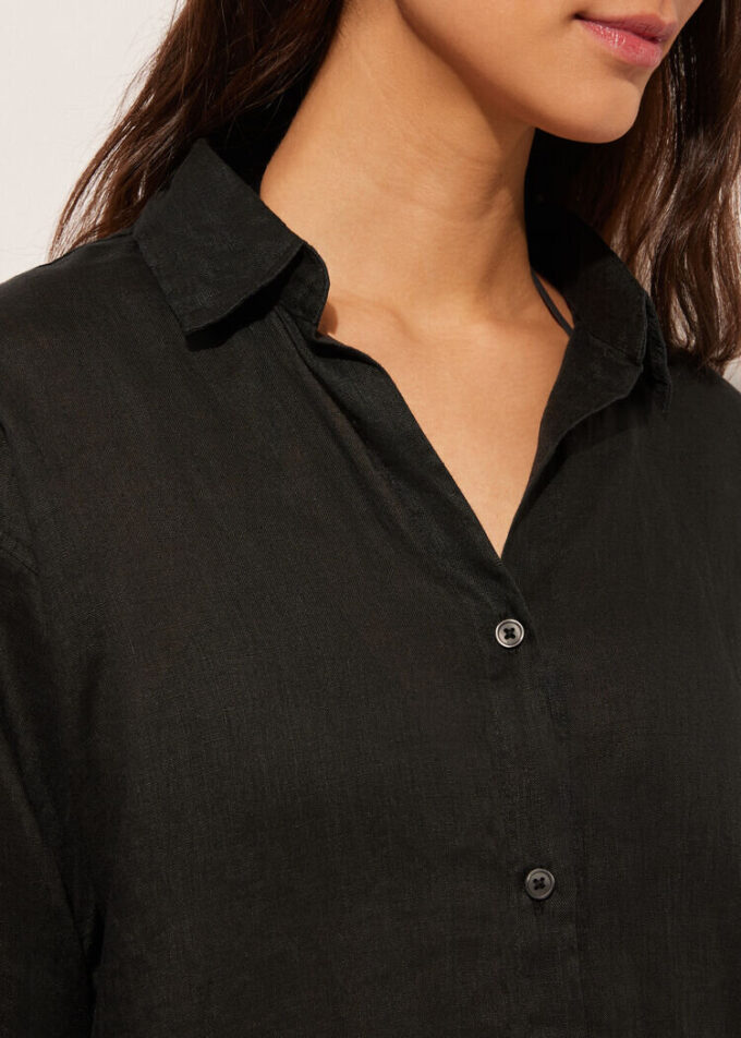 Leinen-Hemdkleid