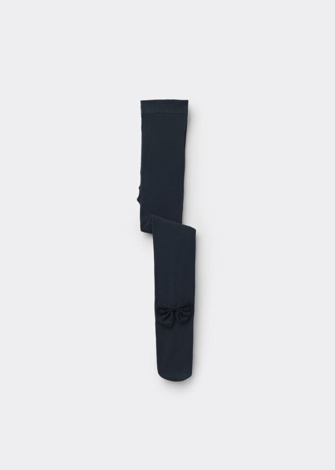 Mädchenstrumpfhose mit Schleife