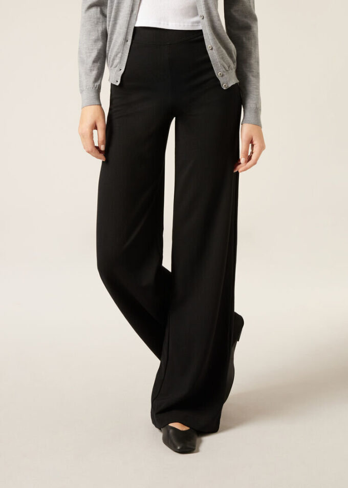 Milano Knit Palazzo-Hose