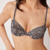 Push-up-Bikinioberteil „Classic Snake“