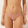 Satin-Bikinihosen im Brazilian-Bikini-Stil