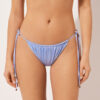 Satin-Bikinihosen im Brazilian-Bikini-Stil