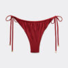 Satin-Bikinihosen im Brazilian-Bikini-Stil