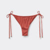 Satin-Bikinihosen im Brazilian-Bikini-Stil