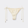 Satin-Bikinihosen im Brazilian-Bikini-Stil