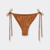 Satin-Bikinihosen im Brazilian-Bikini-Stil