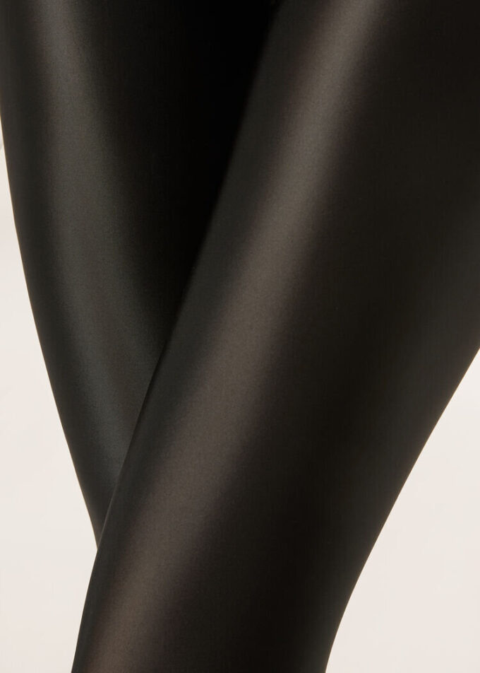 Satin-Strumpfhose
