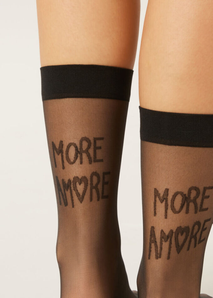 Sheer More Amore Socken