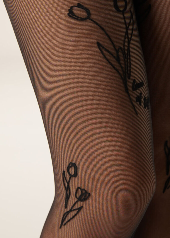 Sheer Tulip Strumpfhose