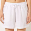 Shorts aus Leinen und Viskose