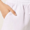 Shorts aus Leinen und Viskose