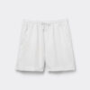 Shorts aus Leinen und Viskose