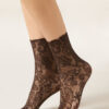 Socken mit Blumen-Spitzenmuster