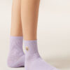 Socken mit Hundestickerei