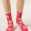 Socken mit Lebensmittelmotiven