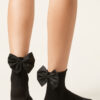 Socken mit Schleife