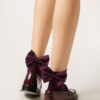 Socken mit Schleife