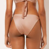 String-Bikinihose aus glänzendem Satin
