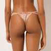 String-Bikinihose im Brazilian-Bikini-Stil aus glänzendem Satin