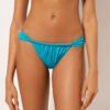 String-Bikinihose im Brazilian-Bikini-Stil aus glänzendem Satin