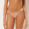 String-Bikinihose im Brazilian-Bikini-Stil aus glänzendem Satin
