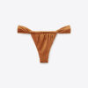 String-Bikinihose im Brazilian-Bikini-Stil aus glänzendem Satin