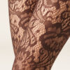 Strumpfhose mit Blumenmuster